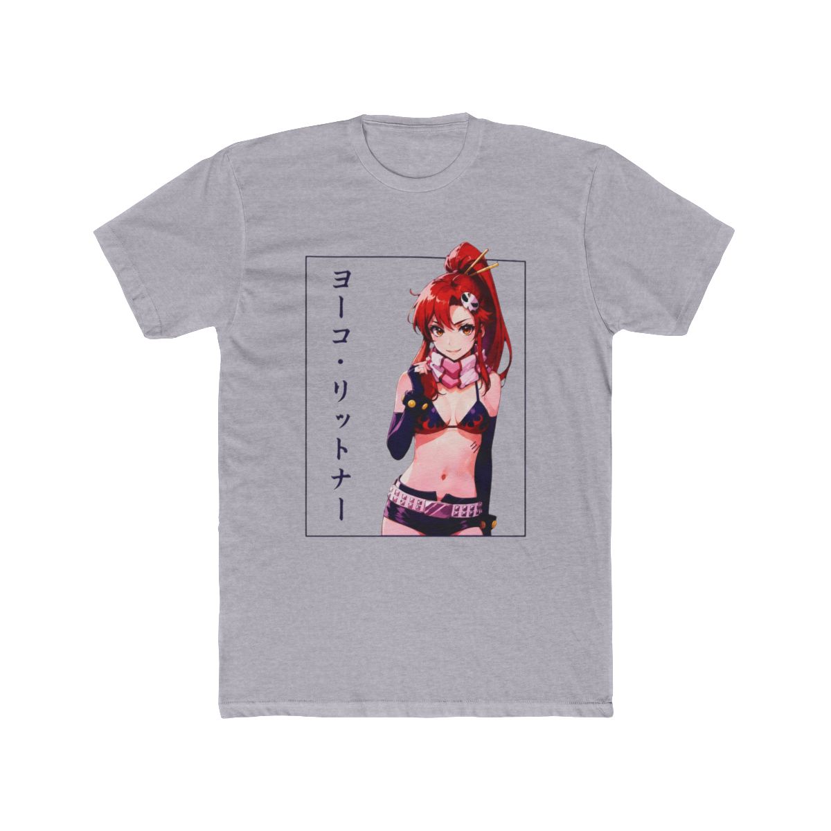 Yoko Littner Anime Tee: Gurren Lagann Manga Cotton T Shirt - alternate angle 4, merchandise